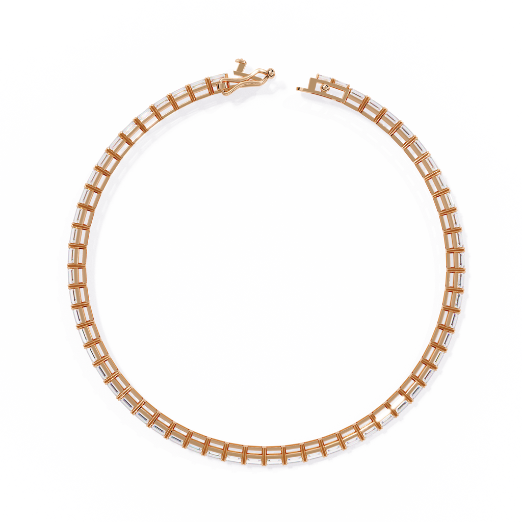 Luna Emerald Cut Lab Grown Diamond Bracelet