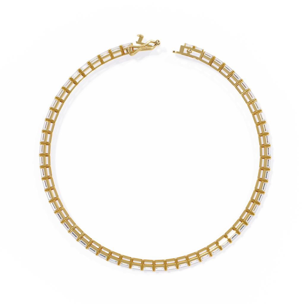 Luna Emerald Cut Lab Grown Diamond Bracelet