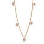 Luna Halo Diamond Necklace
