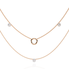 Luna Orbit Diamond Necklace
