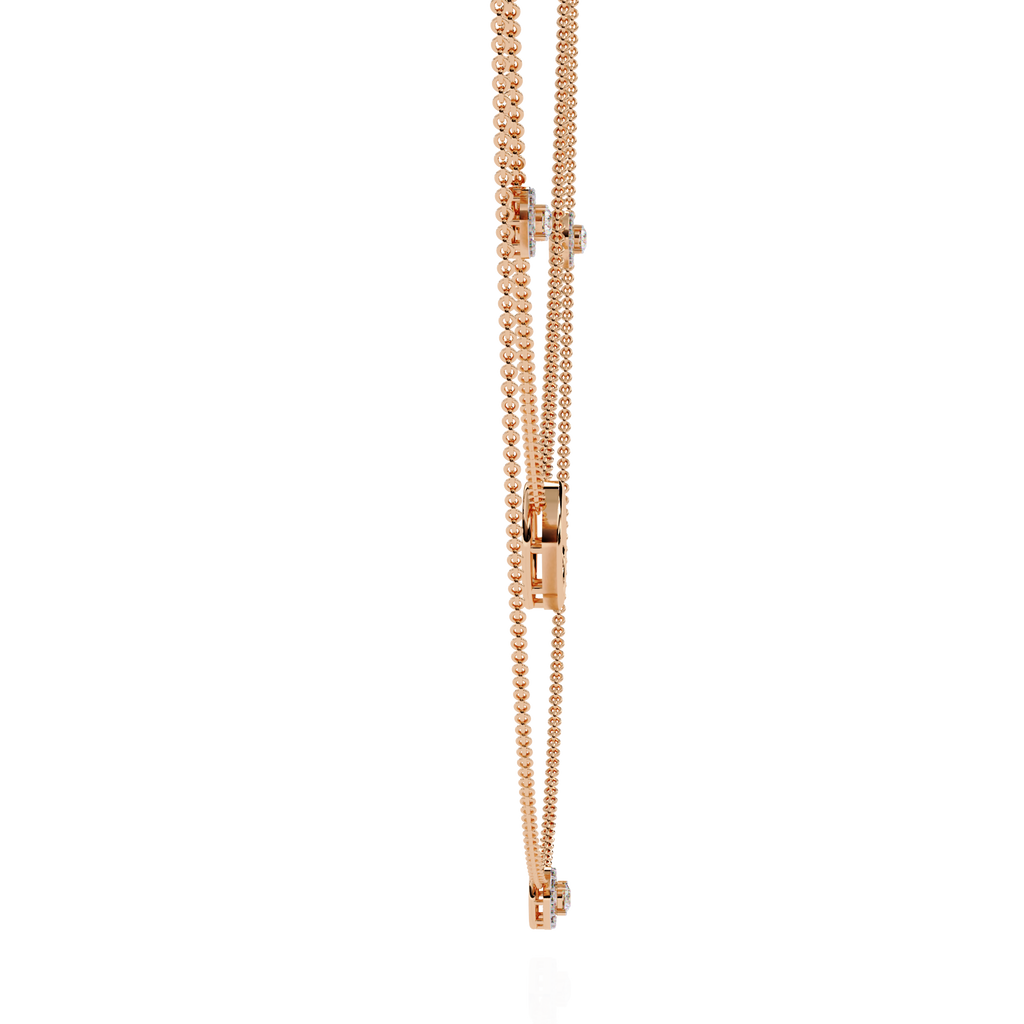 Luna Orbit Diamond Necklace