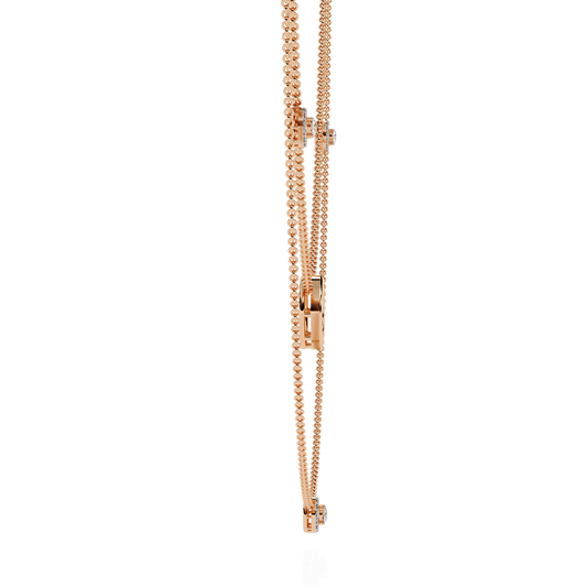 Luna Orbit Diamond Necklace