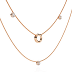 Luna Orbit Diamond Necklace