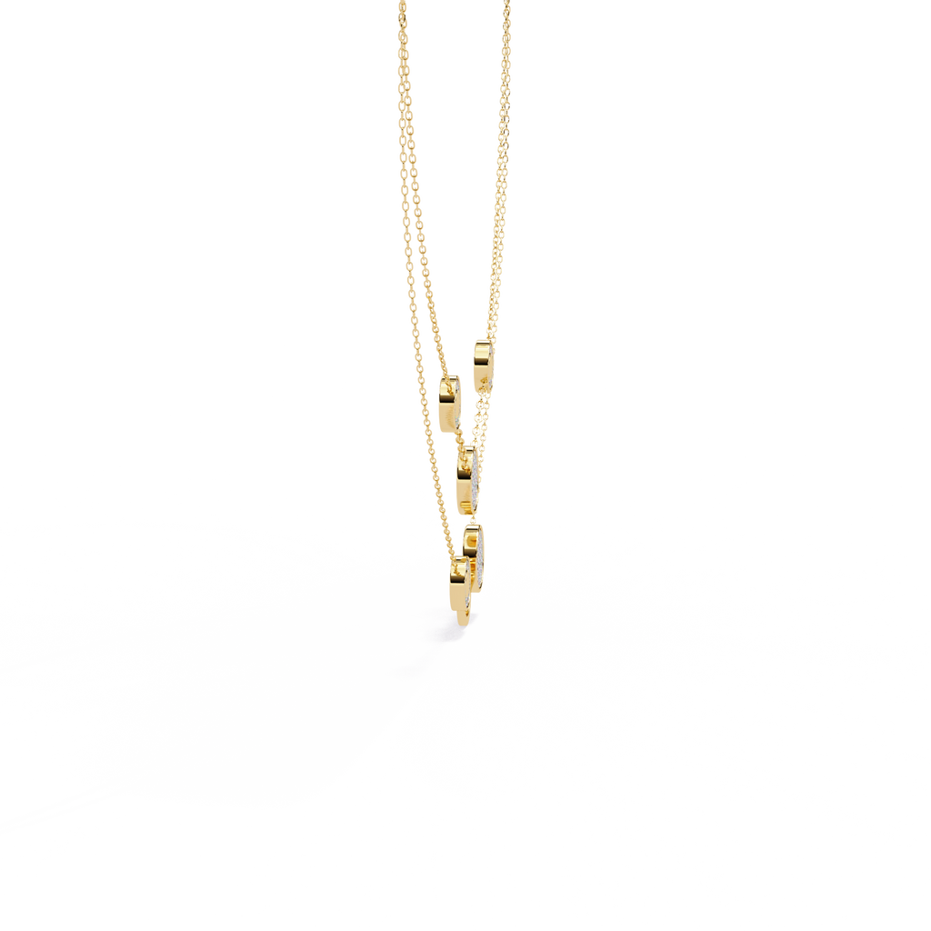 Luna Orbit Double Layer Lab-Grown Diamond Necklace