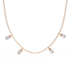 Luna Oval Drop Necklace
