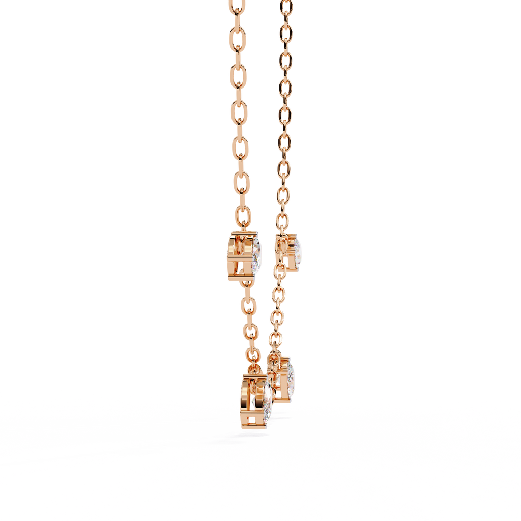 Luna Oval Drop Necklace