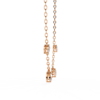 Luna Oval Drop Necklace
