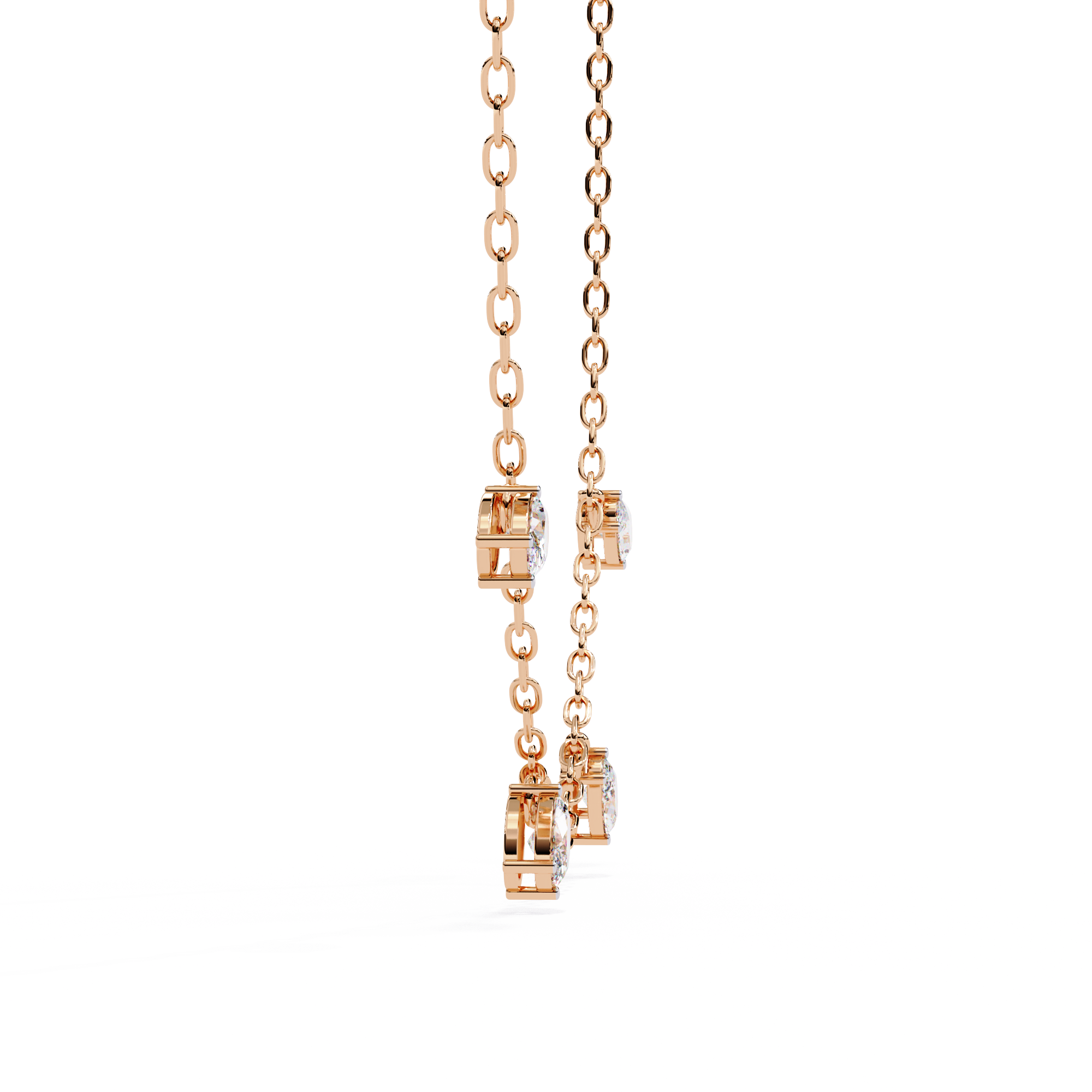 Luna Oval Drop Necklace