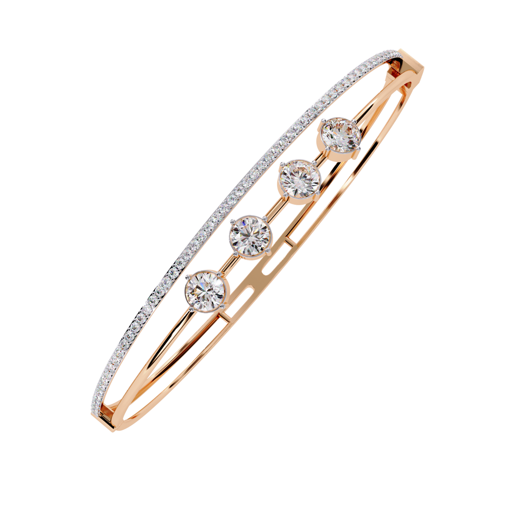 Luna Quartet Lab Grown Diamond Bracelet
