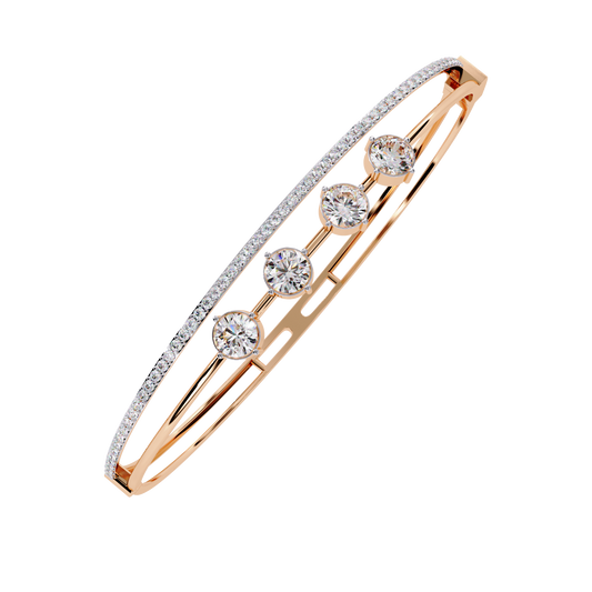 Luna Quartet Lab Grown Diamond Bracelet