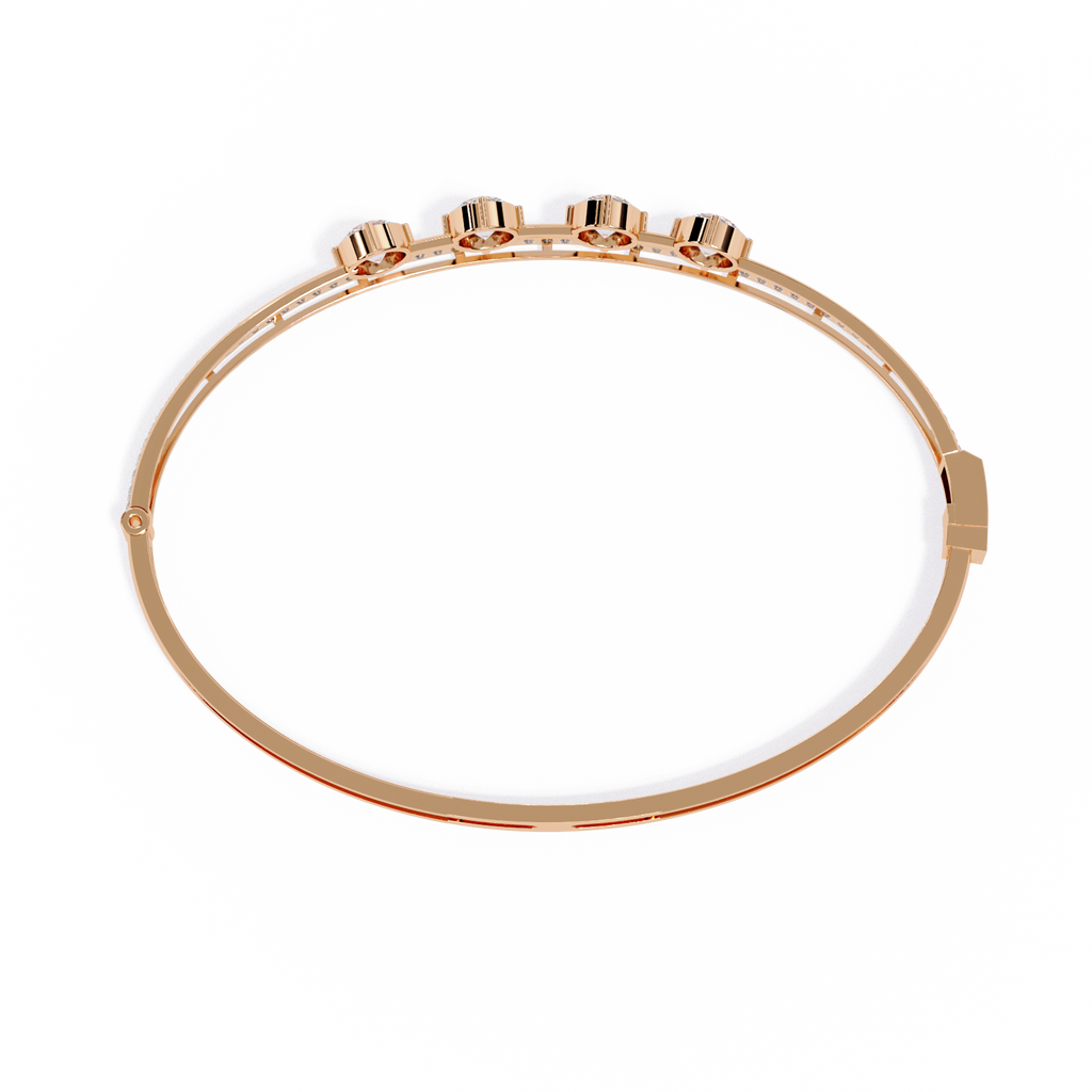 Luna Quartet Lab Grown Diamond Bracelet