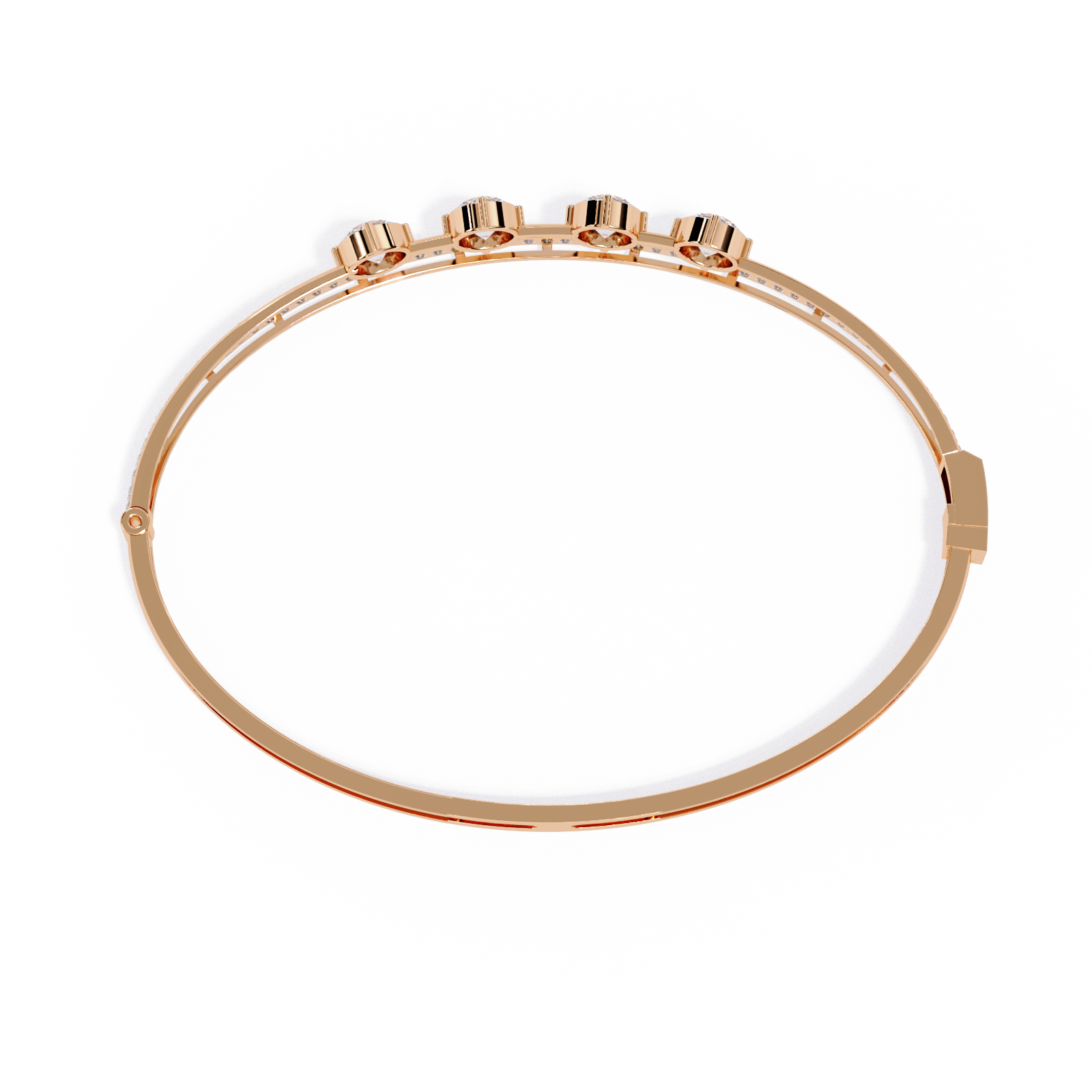 Luna Quartet Lab Grown Diamond Bracelet