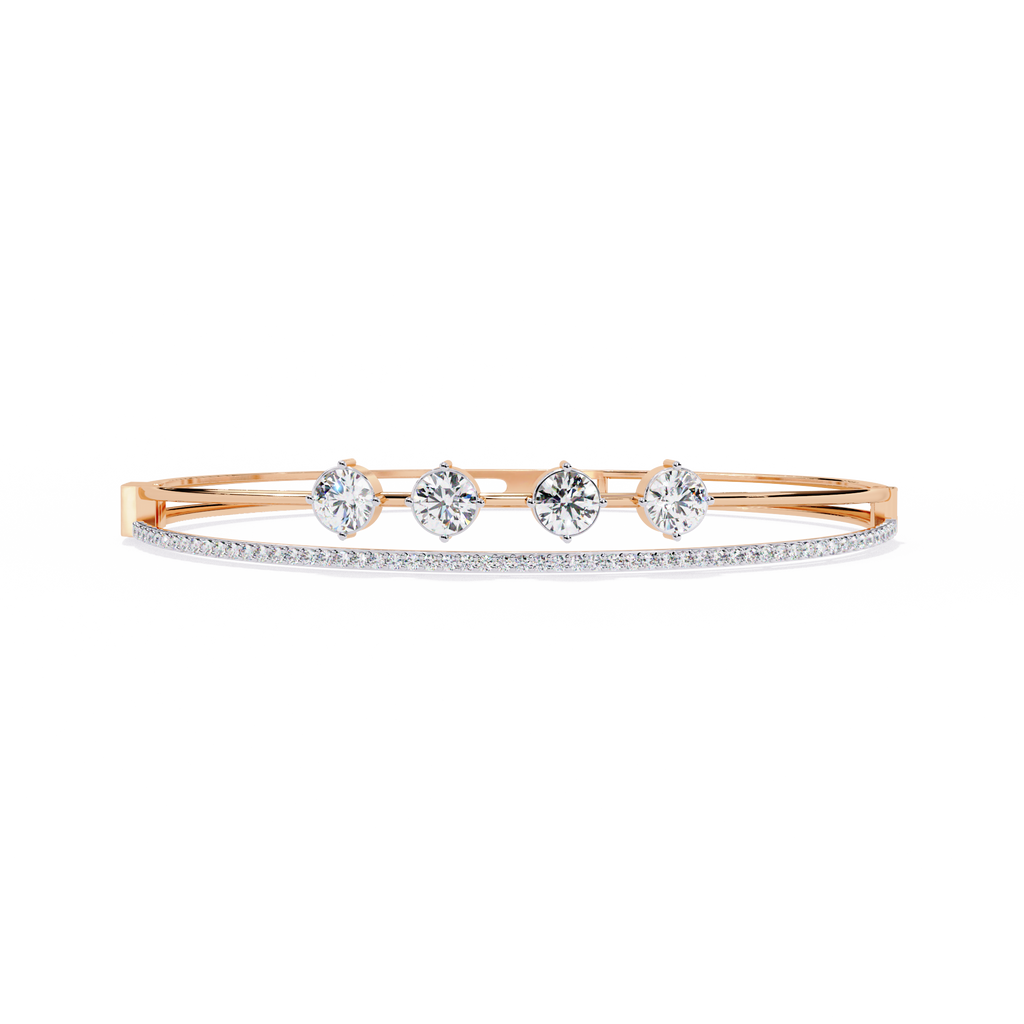 Luna Quartet Lab Grown Diamond Bracelet