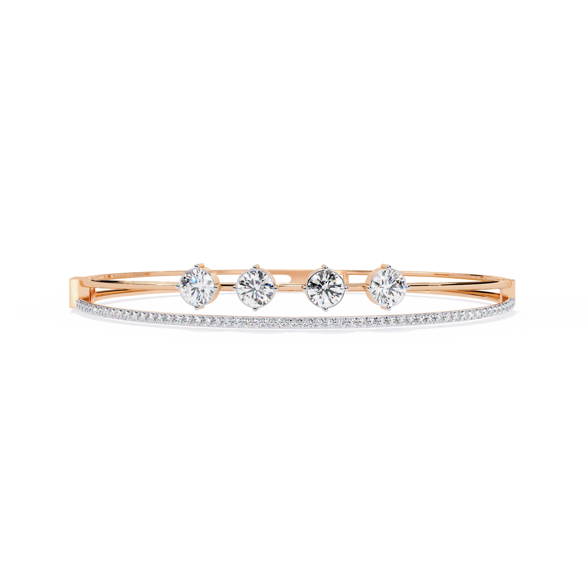 Luna Quartet Lab Grown Diamond Bracelet
