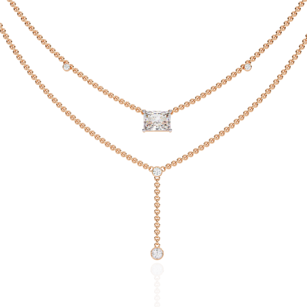 Lyra Cascade Diamond Necklace