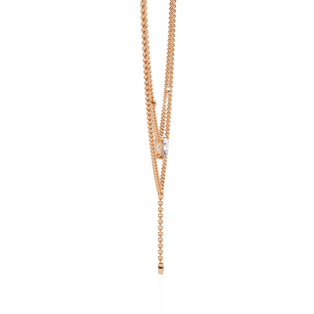 Lyra Cascade Diamond Necklace