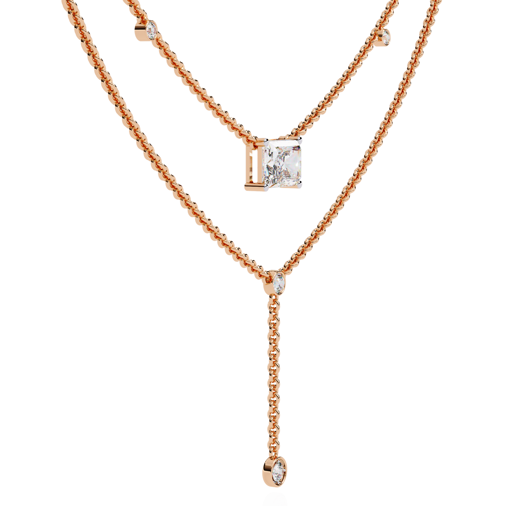 Lyra Cascade Diamond Necklace