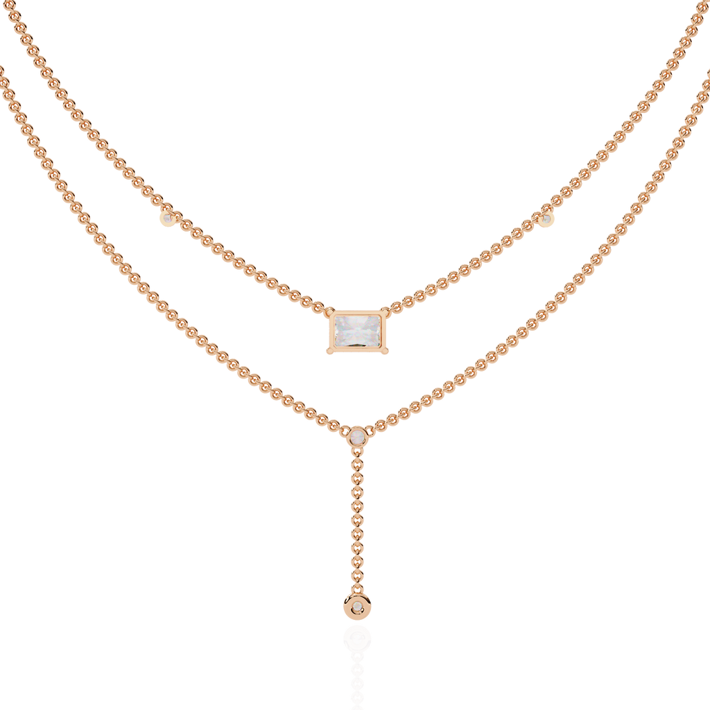 Lyra Cascade Diamond Necklace