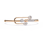 Modern Muse Pear & Pavé Diamond Bracelet