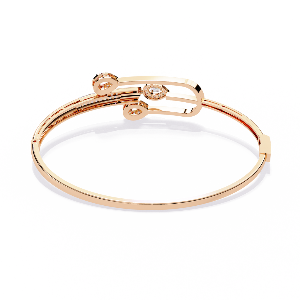 Modern Muse Pear & Pavé Diamond Bracelet