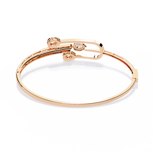Modern Muse Pear & Pavé Diamond Bracelet