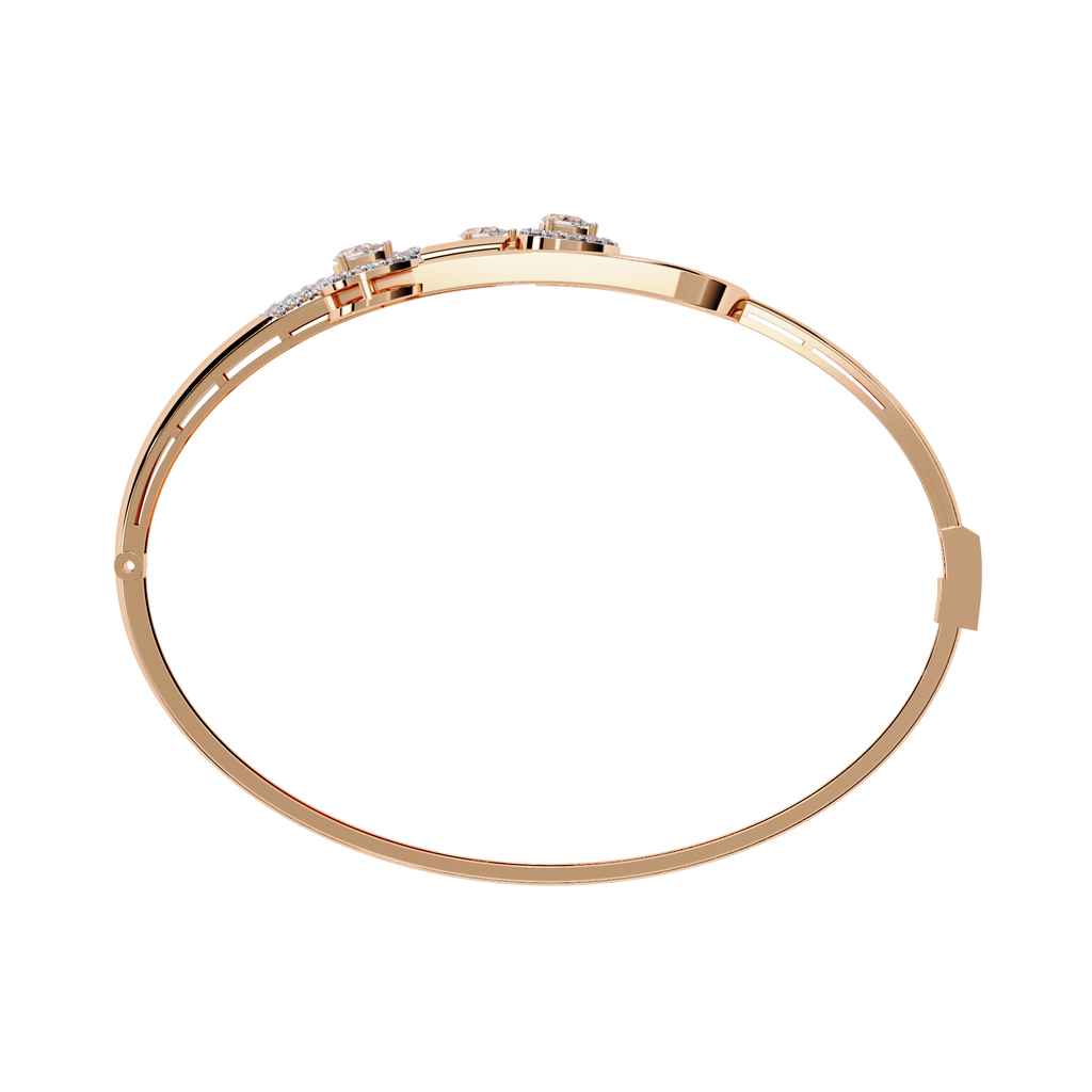 Modern Muse Pear & Pavé Diamond Bracelet