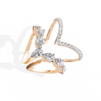 Modern Open Design Lab Grown Diamond Ring