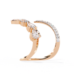 Modern Open Design Lab Grown Diamond Ring