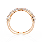 Modern Open Design Lab Grown Diamond Ring