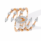 Multi Band Crown Lab Grown Diamond Ring