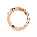 Multi Band Crown Lab Grown Diamond Ring