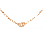 Nova Bolt Diamond Link Necklace