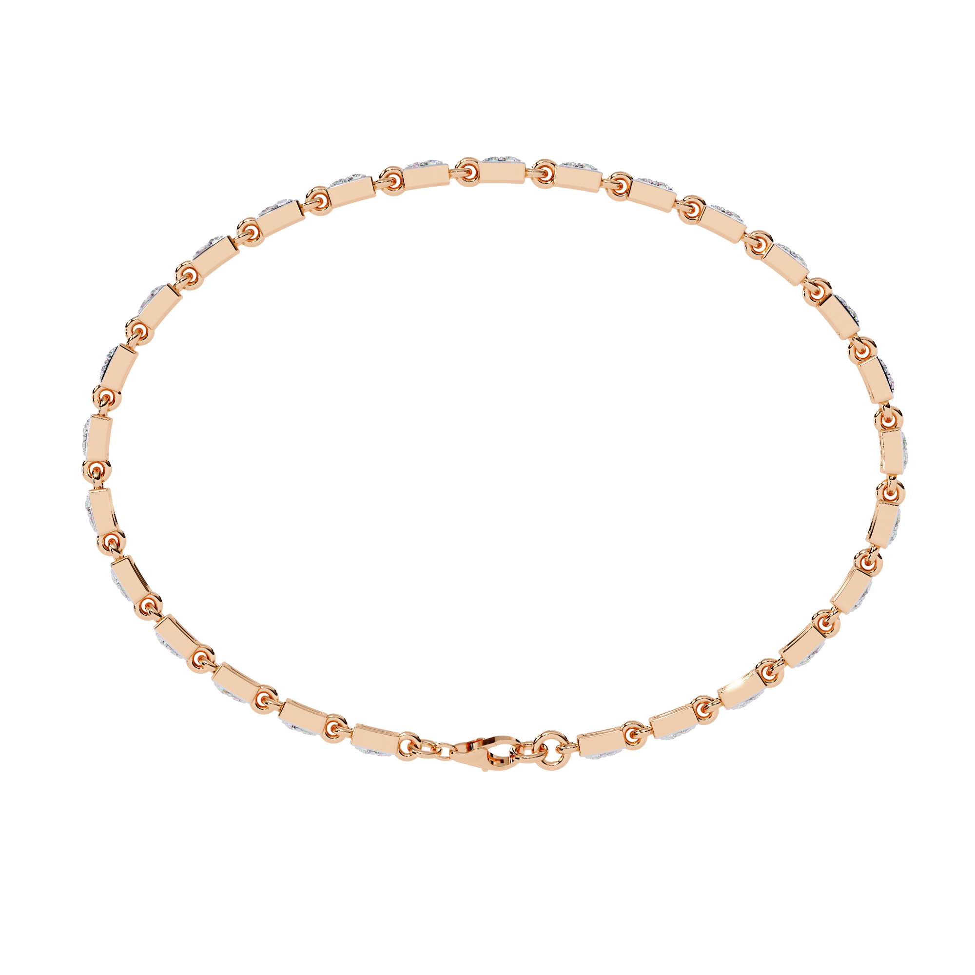 Nova Link Lab Grown Diamond Bracelet