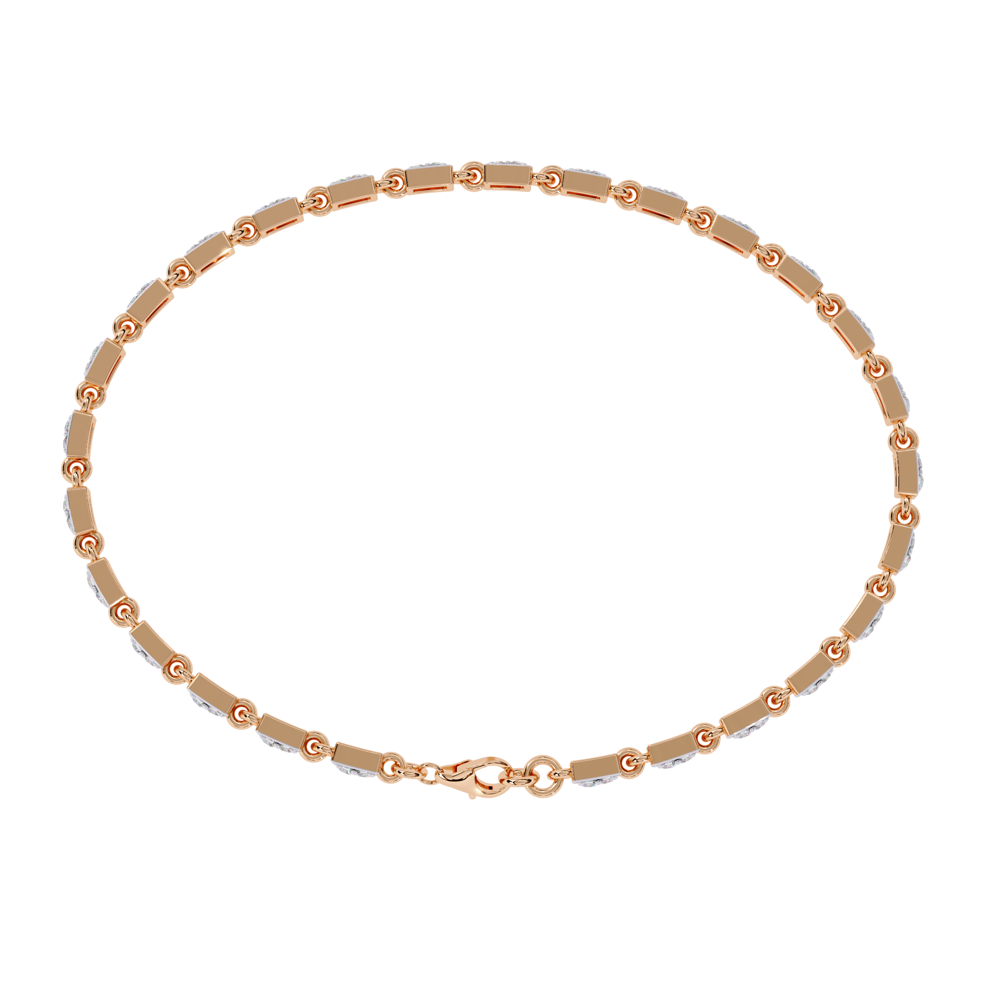 Nova Link Lab Grown Diamond Bracelet