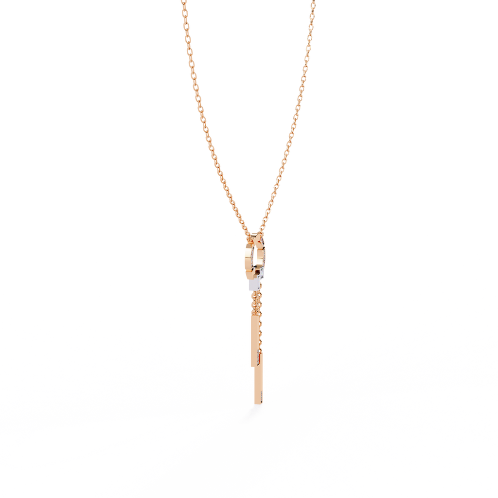 Orbit Drop Lab Grown Diamond Necklace