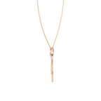 Orbit Drop Lab Grown Diamond Necklace
