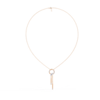 Orbit Drop Lab Grown Diamond Necklace