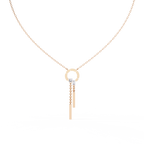 Orbit Drop Lab Grown Diamond Necklace