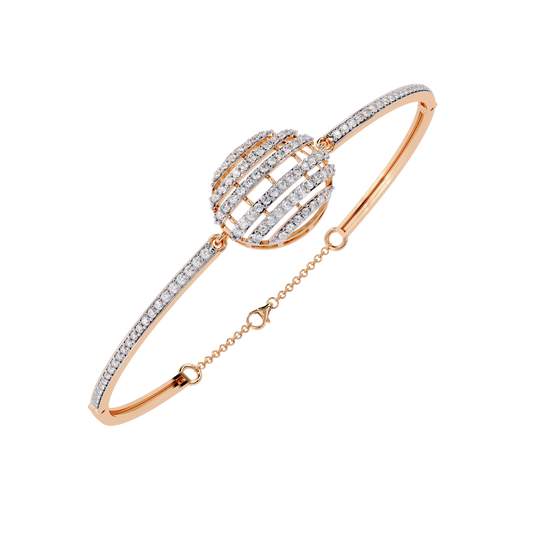 Orbit Halo Lab Grown Diamond Bracelet
