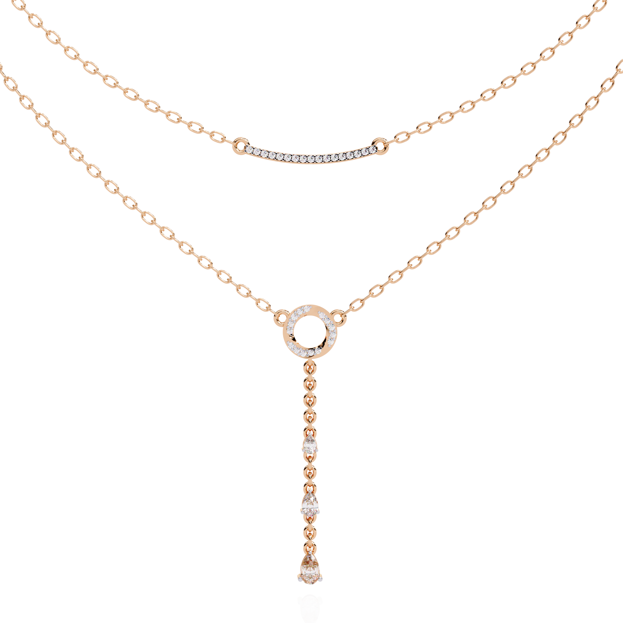Orion Lariat Diamond Necklace
