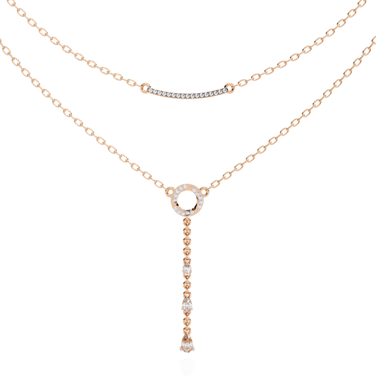 Orion Lariat Diamond Necklace