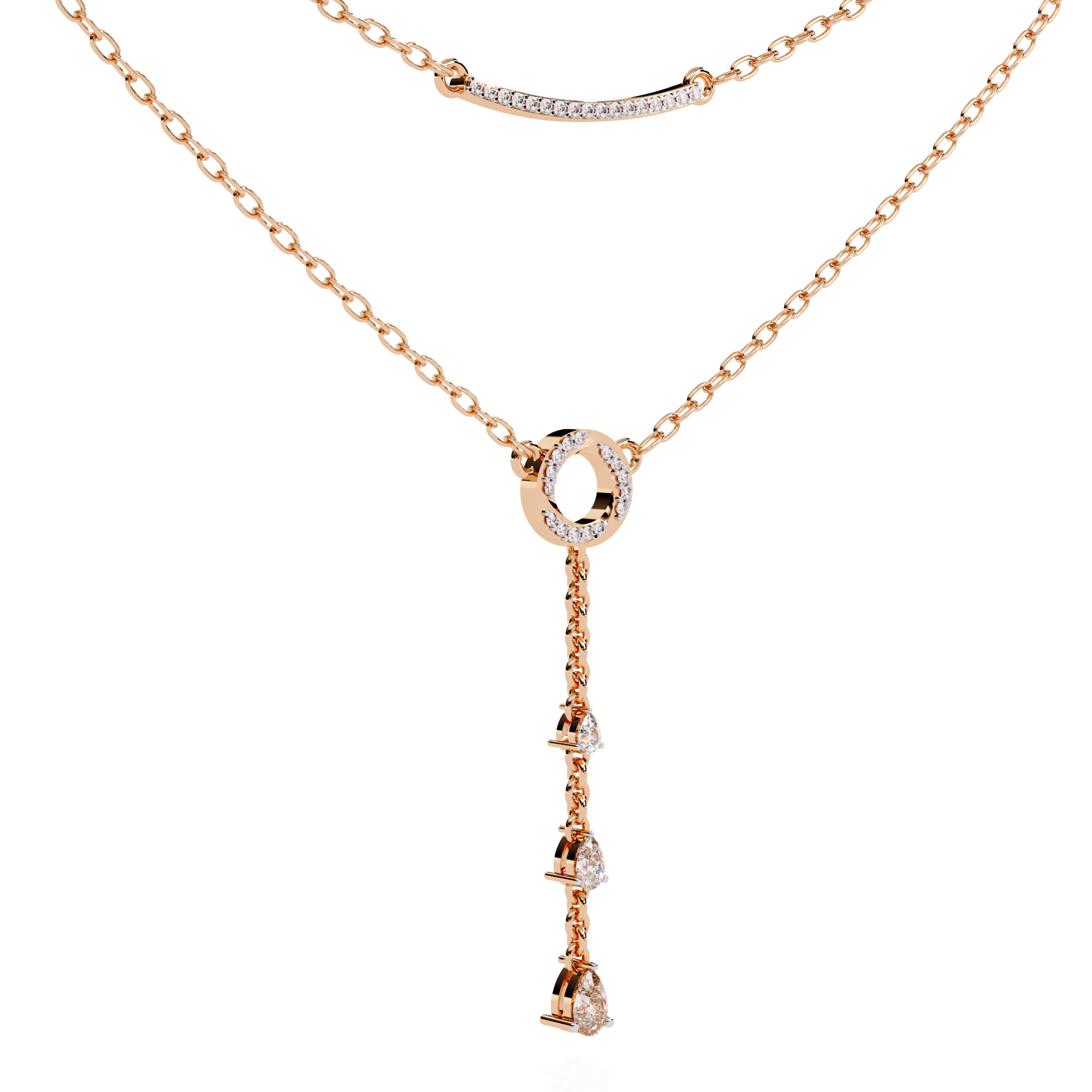Orion Lariat Diamond Necklace