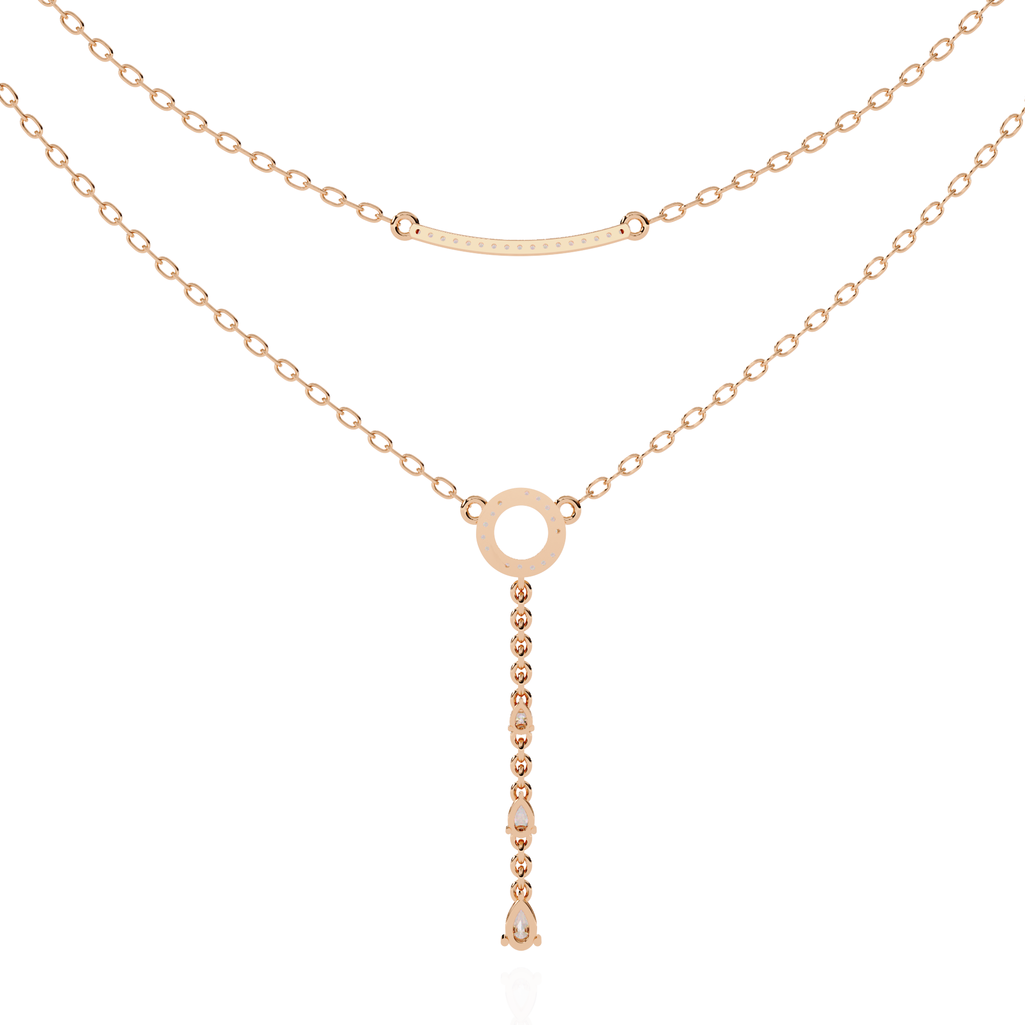 Orion Lariat Diamond Necklace