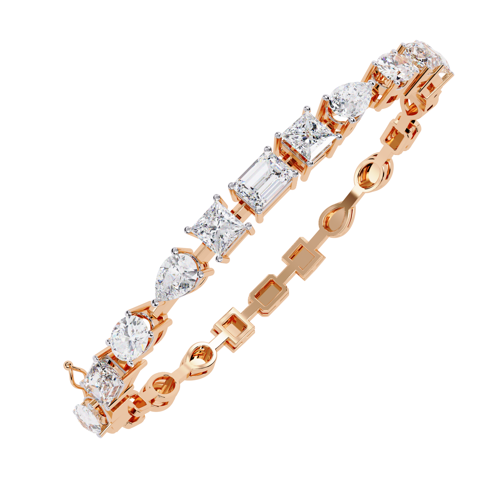 Orion Luxe Multi Cut Lab Grown Diamond Bracelet