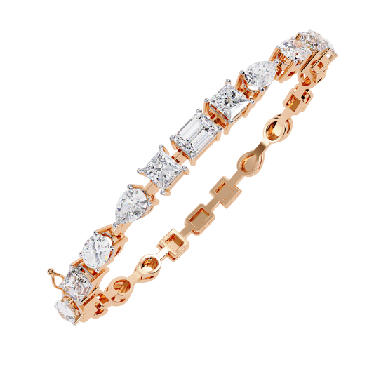 Orion Luxe Multi Cut Lab Grown Diamond Bracelet