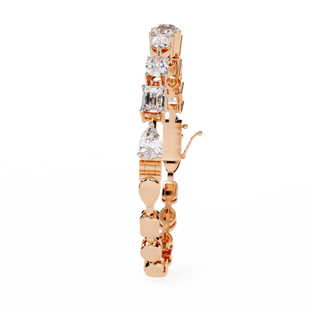 Orion Luxe Multi Cut Lab Grown Diamond Bracelet
