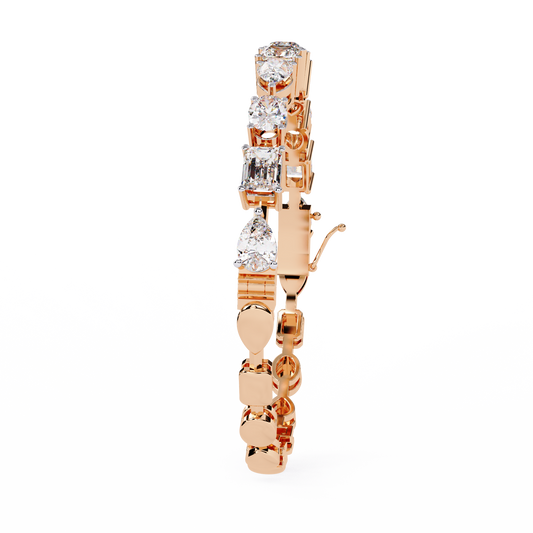 Orion Luxe Multi Cut Lab Grown Diamond Bracelet