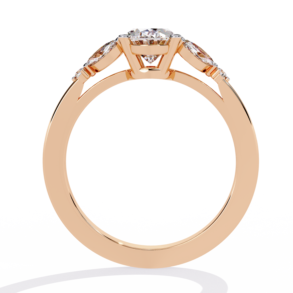 Oval Cut Lab Grown Diamond Ring