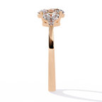 Oval Cut Lab Grown Diamond Ring