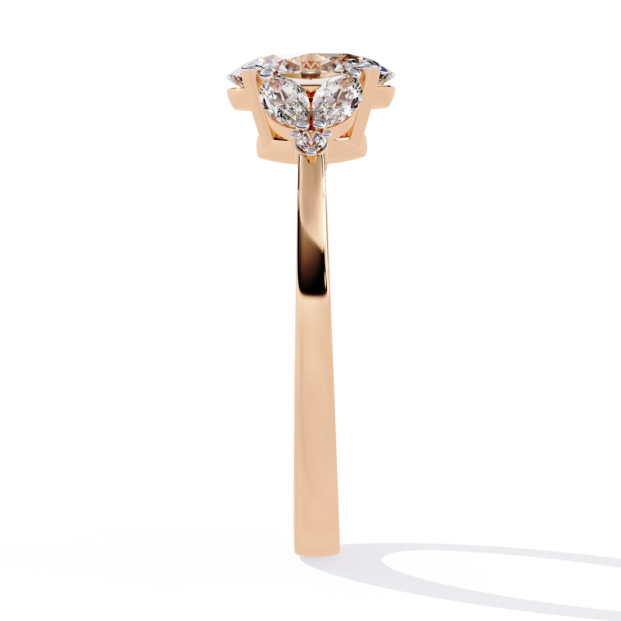 Oval Cut Lab Grown Diamond Ring
